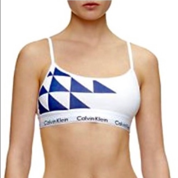 Calvin Klein Quilt Print Bralette - Picture 1 of 6